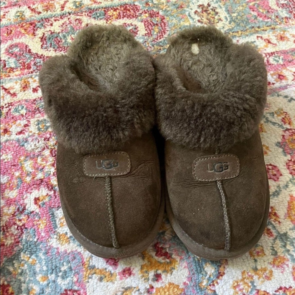 Ugg coquette chocolate slippers